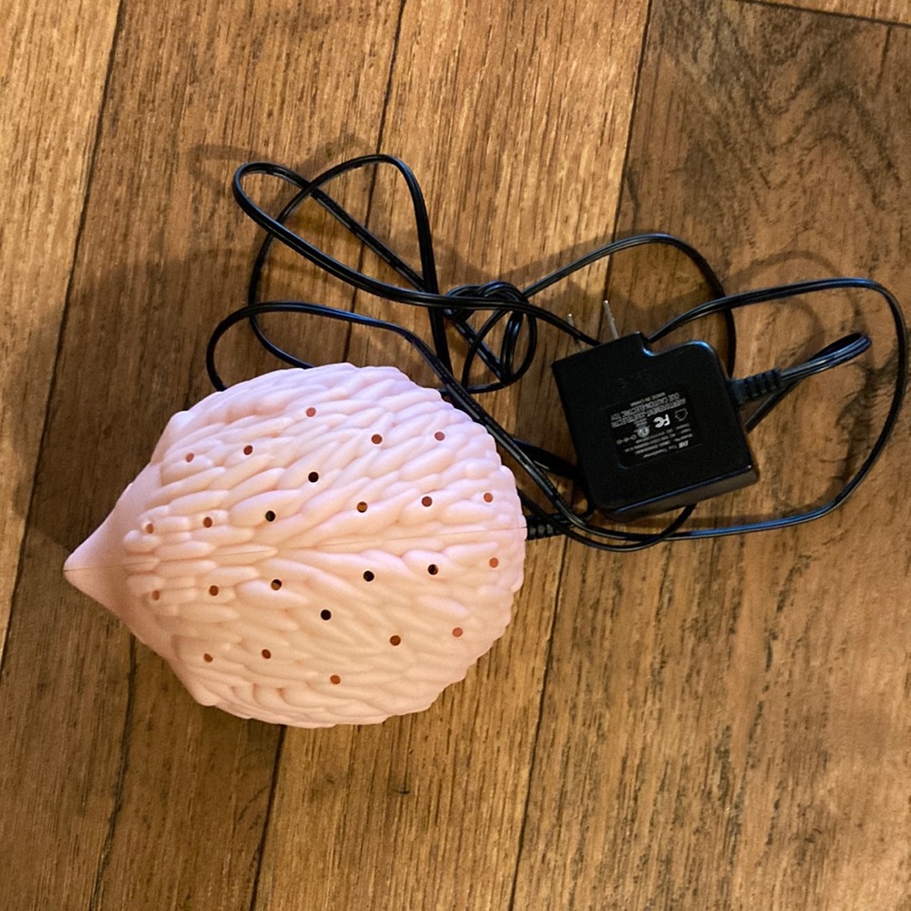 Hedgehog night light,light pink,works great